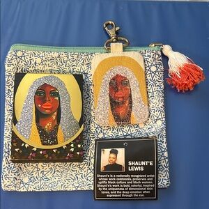 “Local Artist” Shaunt’e Lewis Pouch, Keychain and Notebook